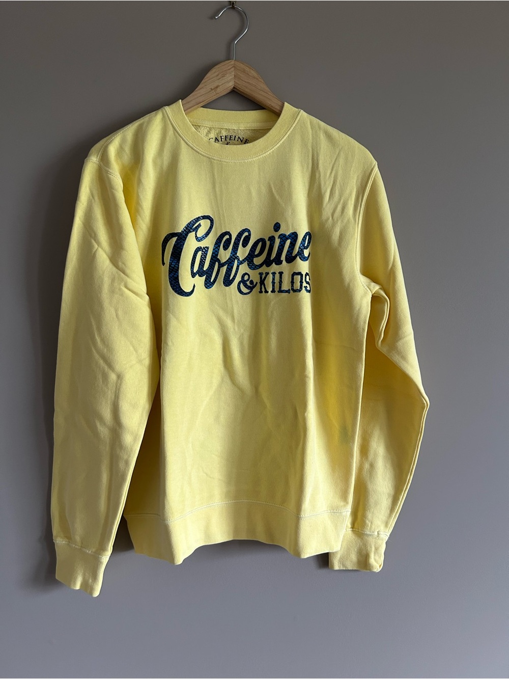 Caffeine and kilos crewneck CrossFit